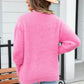Turtle Neck Long Sleeve Pullover Sweater